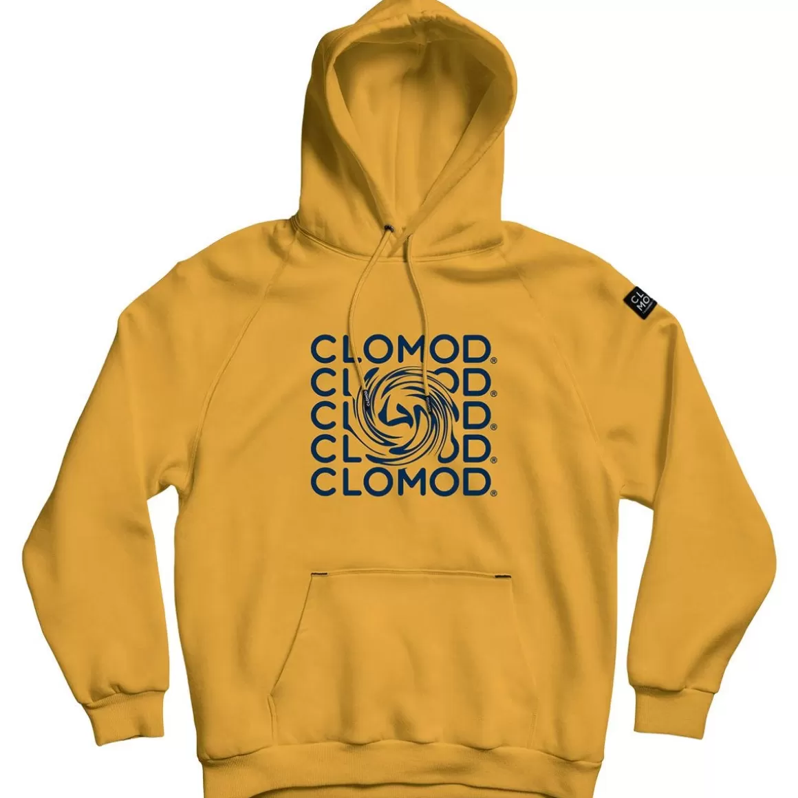 Viper Sweatshirts>Clomod Hoodie "Twirl" Spicy Mustard Yellow