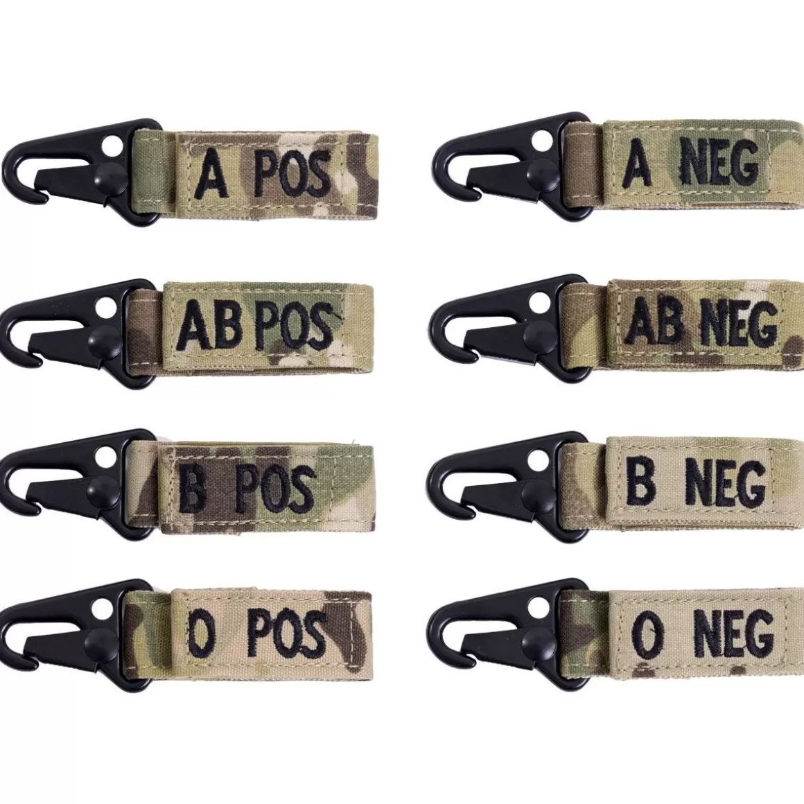 Condor Everything Else> Blood Type Key Chain Multicam