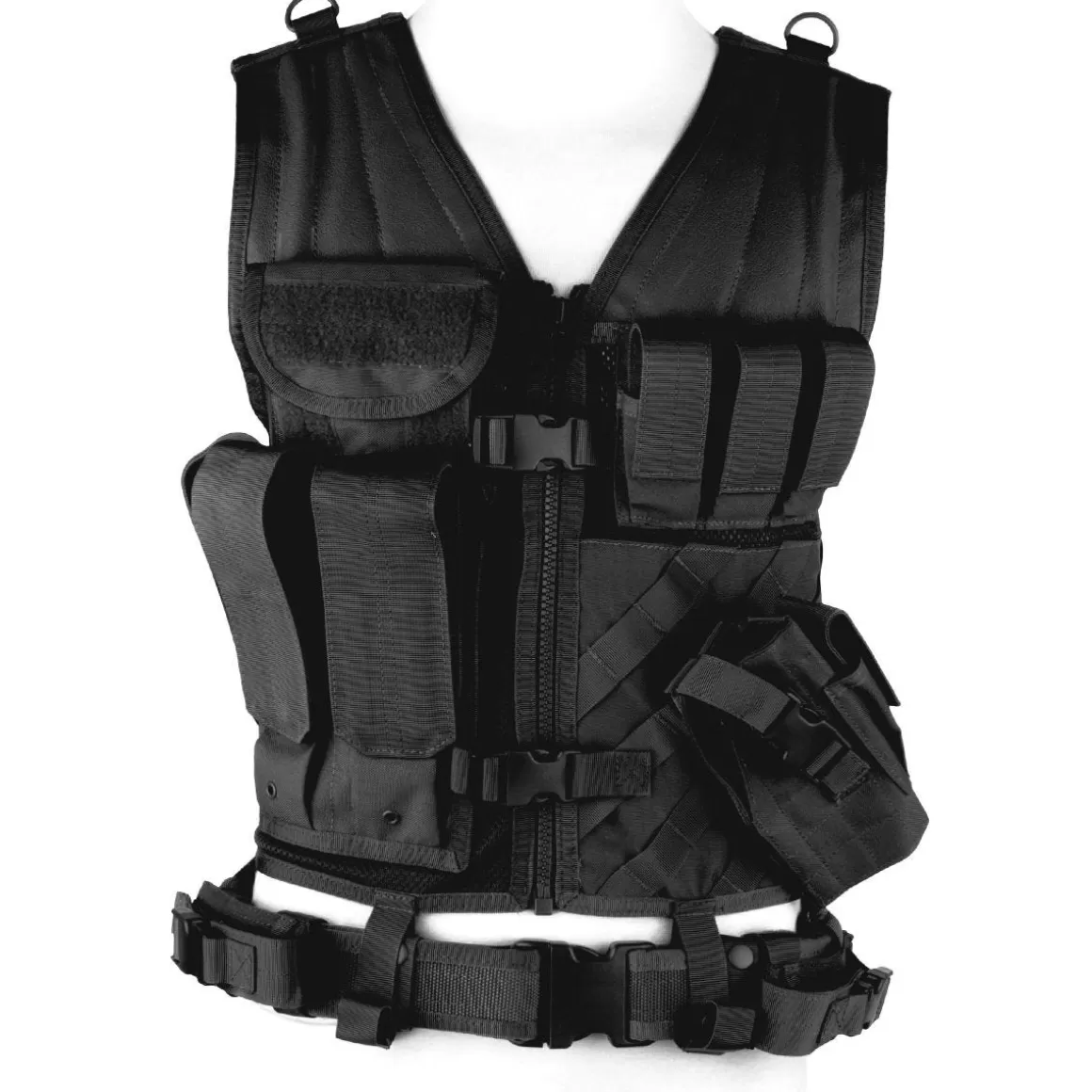 Condor Vests> Crossdraw Vest Black