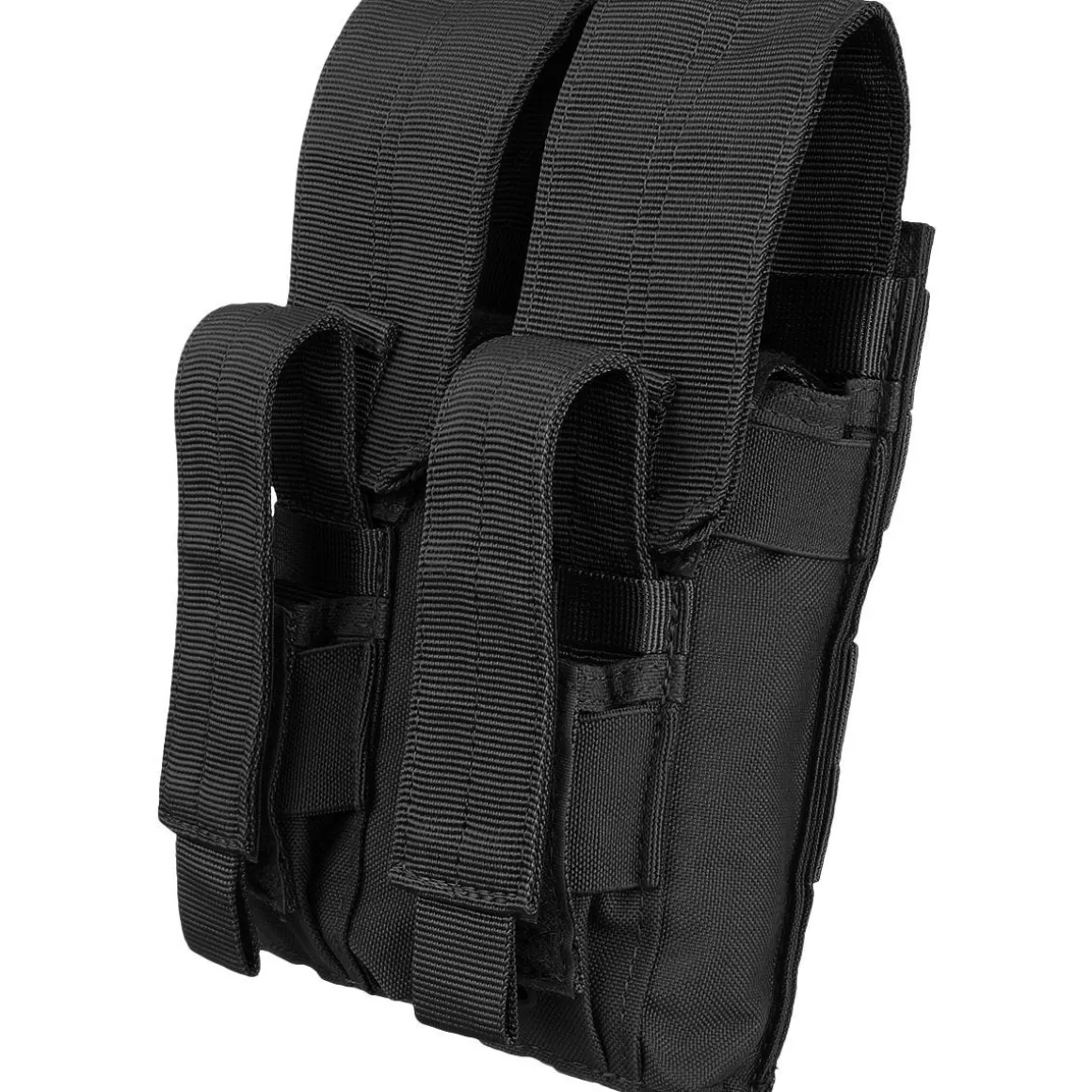 Condor Magazine Pouches> Double Ak Kangaroo Mag Pouch Black