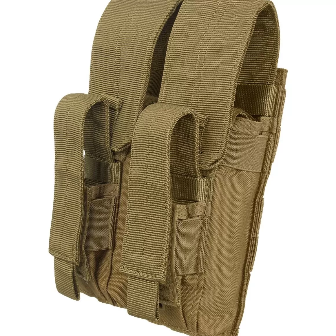 Condor Magazine Pouches> Double Ak Kangaroo Mag Pouch Coyote Brown