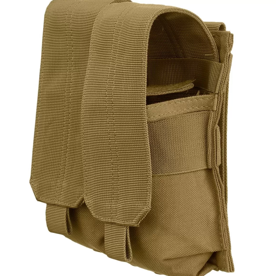 Condor Magazine Pouches> Double M4/M16 Magazine Pouch Molle Coyote Brown