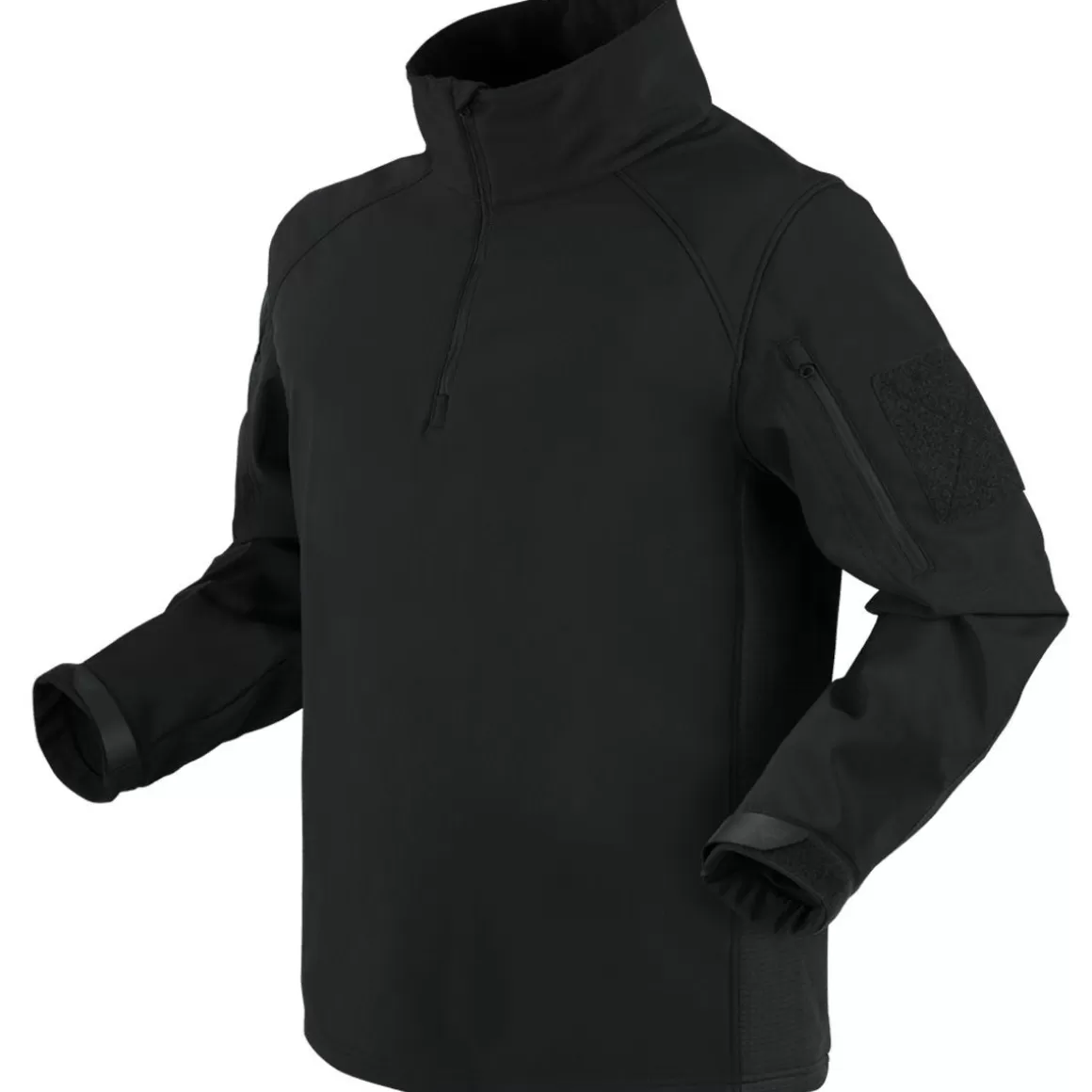 Condor Jackets & Coats> Patrol 1/4 Zip Softshell Jacket Black