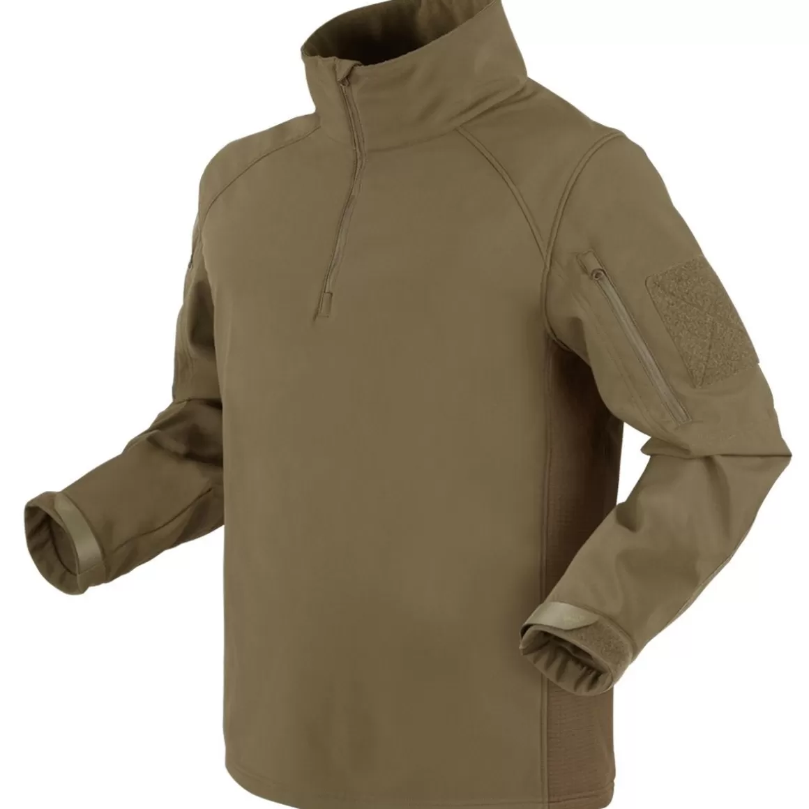 Condor Jackets & Coats> Patrol 1/4 Zip Softshell Jacket Tan