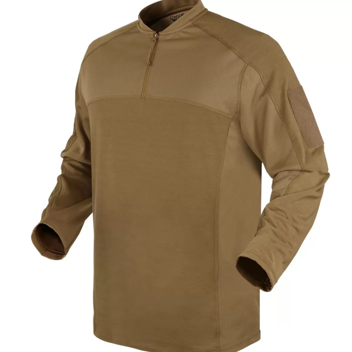 Brandit Base Layers>Condor Trident Battle Top Long Sleeve Tan