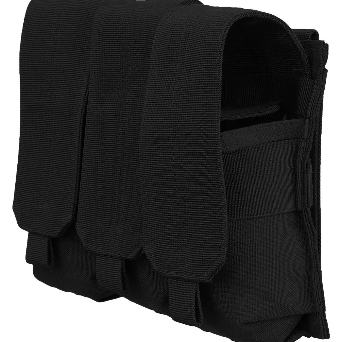 Condor Magazine Pouches> Triple M4/M16 Magazine Pouch Molle Black