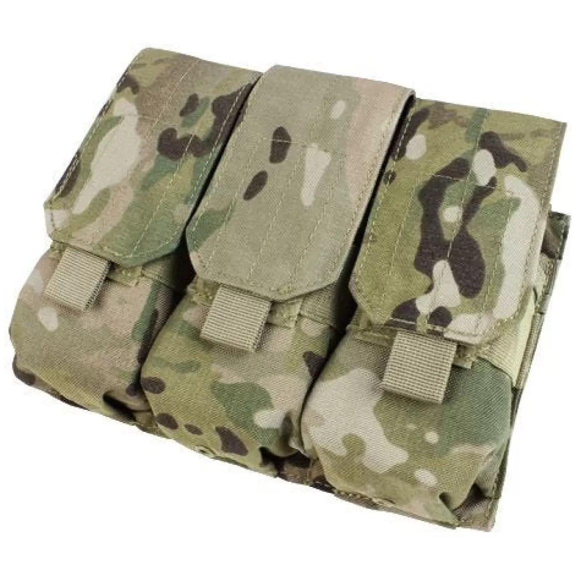 Condor Magazine Pouches> Triple M4/M16 Magazine Pouch Molle Multicam