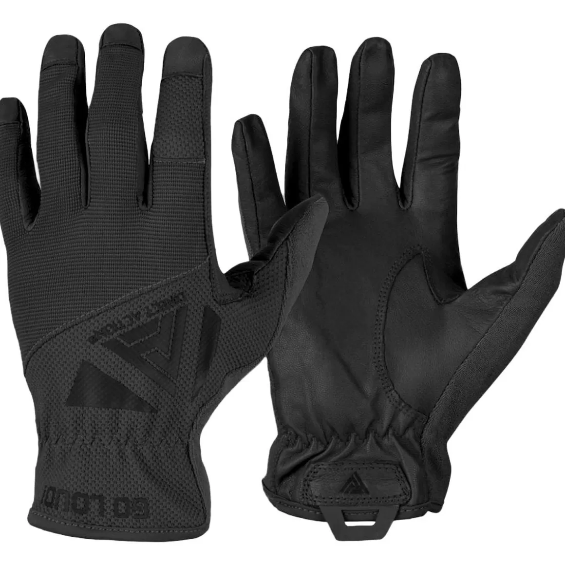 Direct Action Gloves> Light Gloves Leather Black