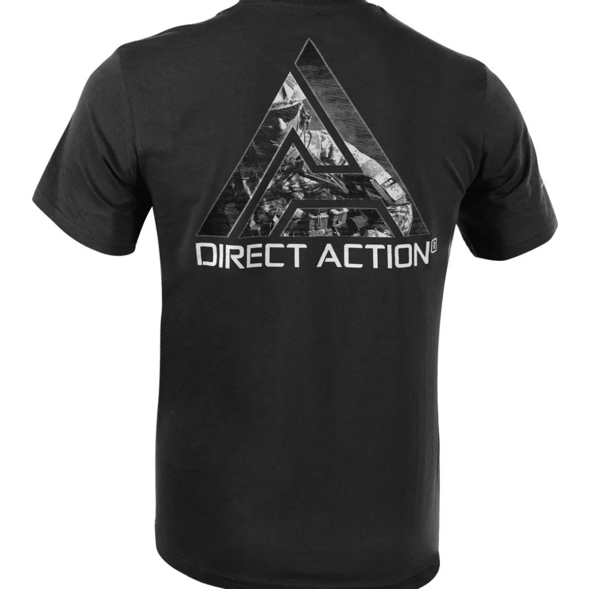 Direct Action T-Shirts & Vests> Logo D.A. 3 T-Shirt Black