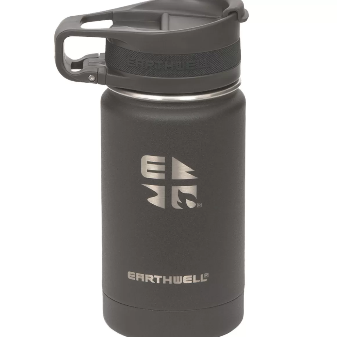 Earthwell Water & Hydration> Roaster Loop Vacuum Bottle 355Ml Volcanic Black