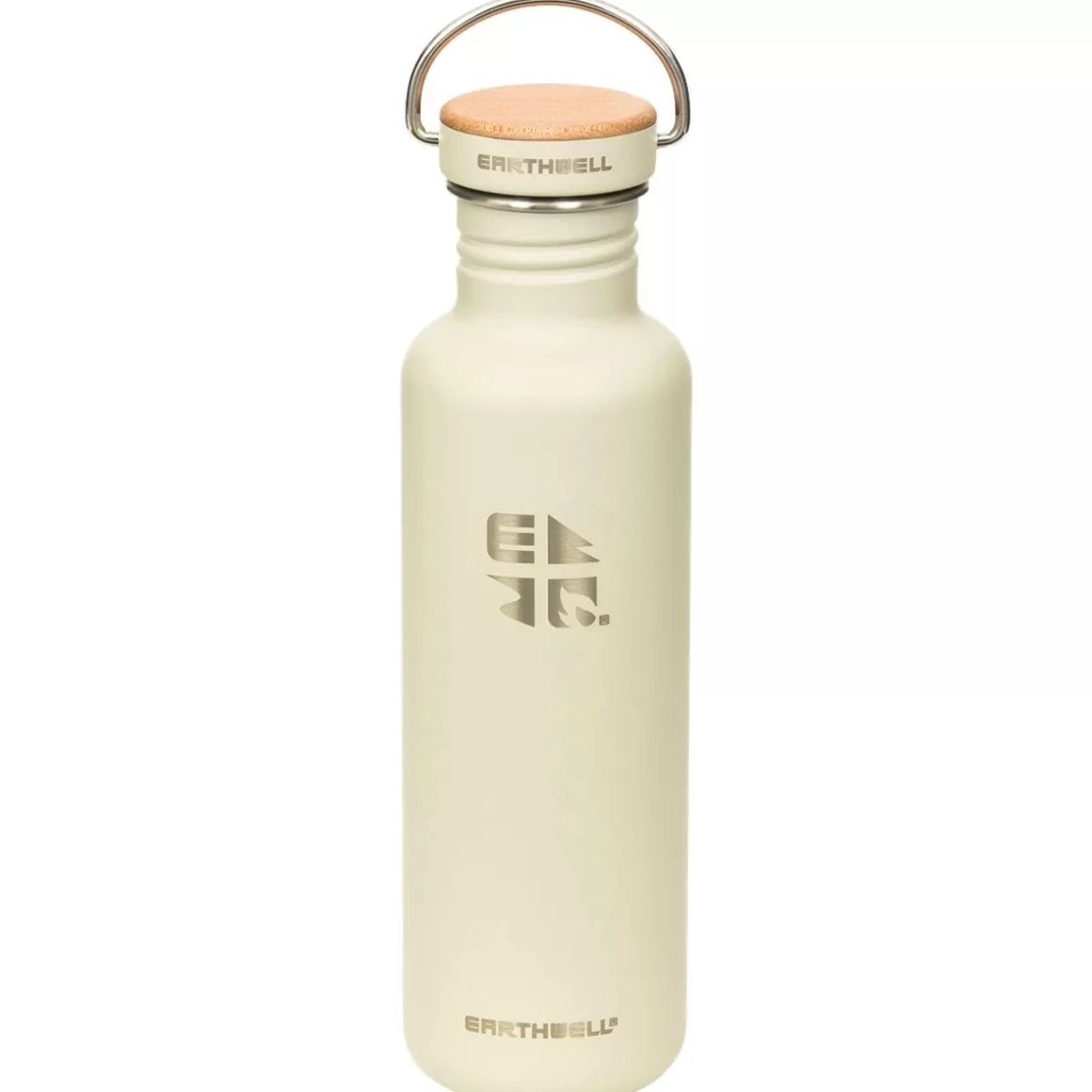 Earthwell Water & Hydration> Woodie Single Wall Bottle 800Ml Maple / Baja Sand