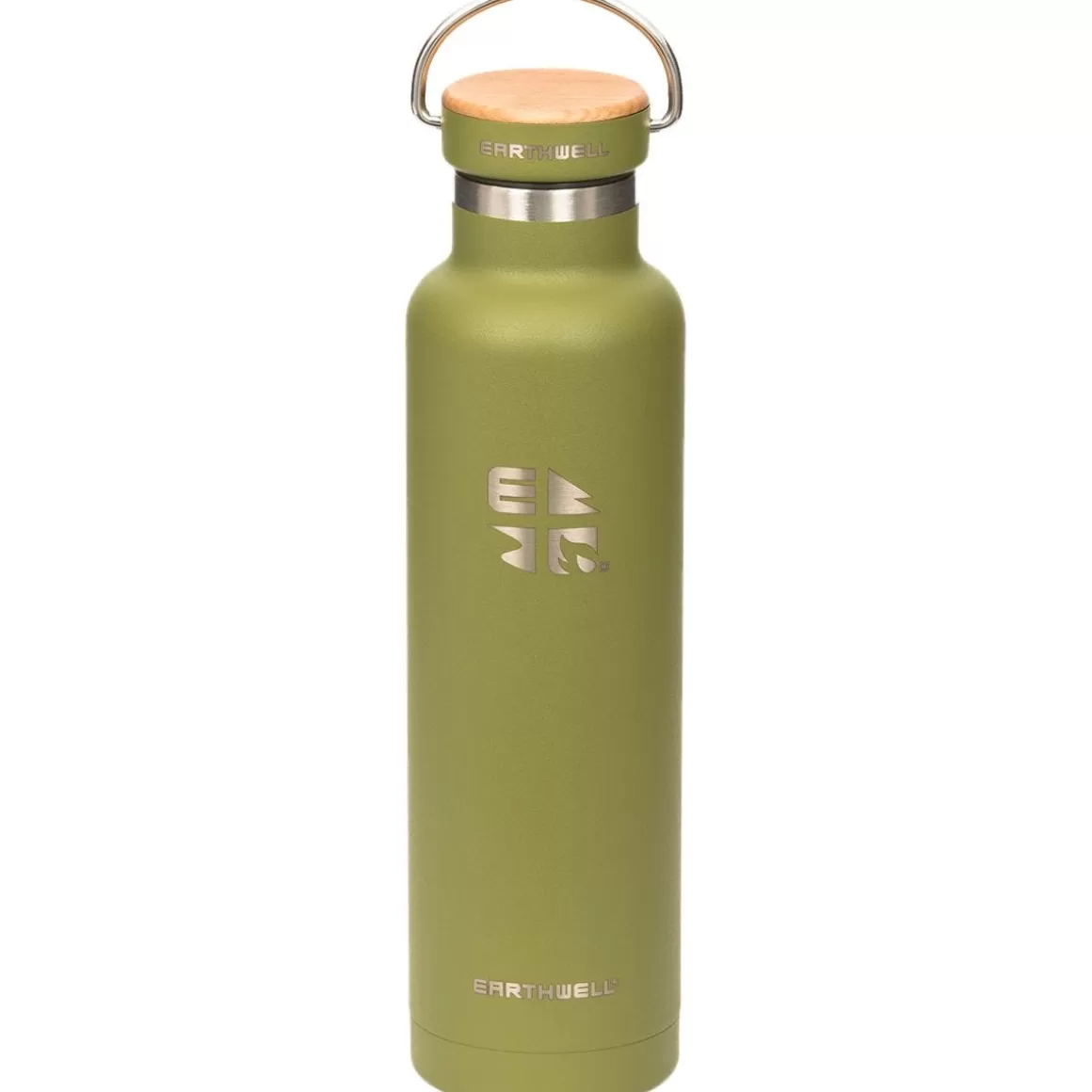 Earthwell Water & Hydration> Woodie Vacuum Bottle 650Ml Pine / Sequoia Pine