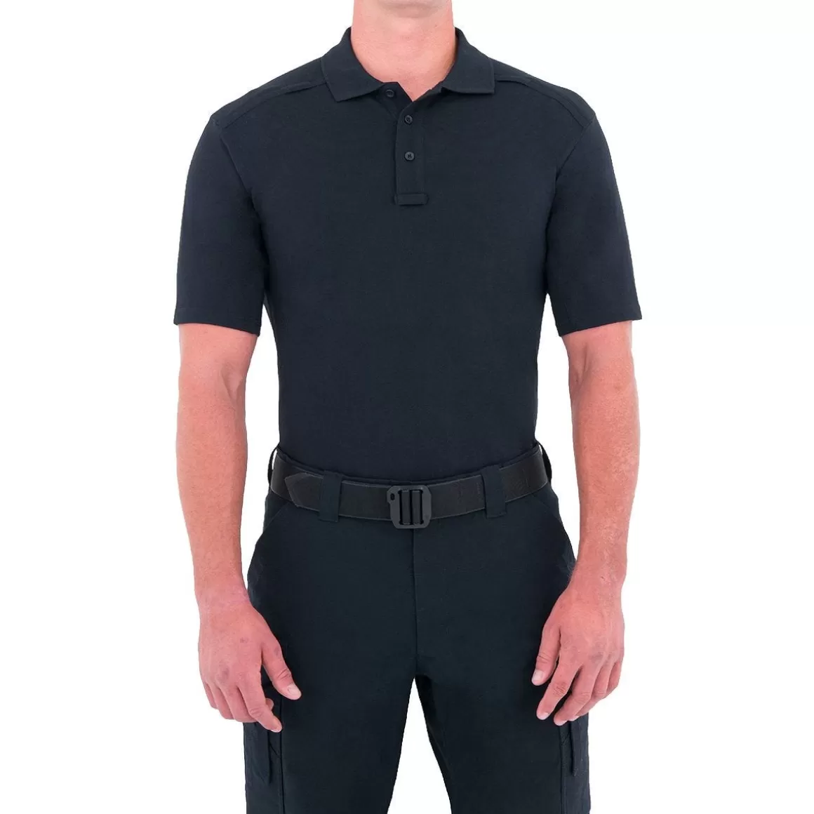 First Tactical T-Shirts & Vests> Men's Cotton Short Sleeve Polo With Pen Pocket Midnight Navy