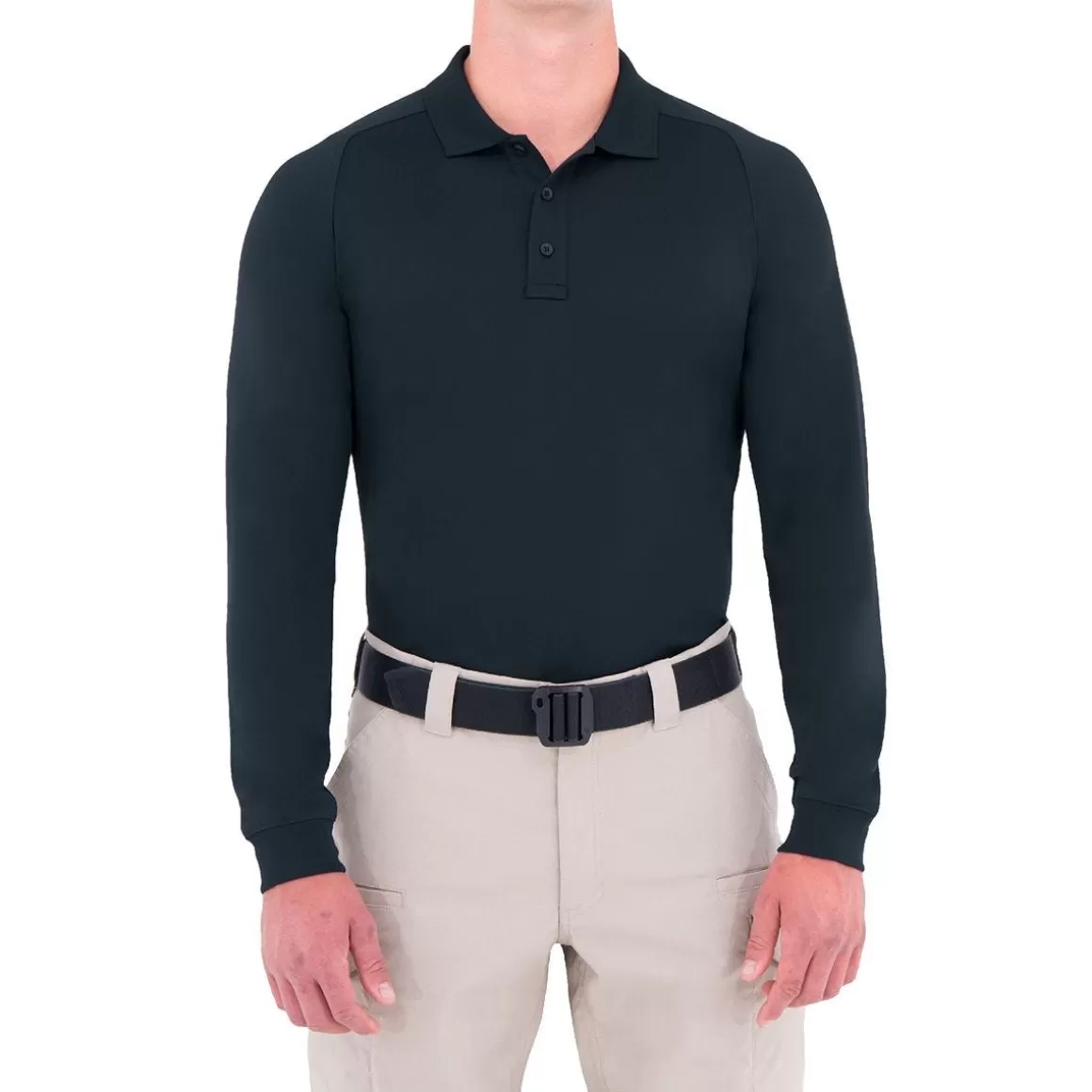 First Tactical T-Shirts & Vests> Men's Performance Long Sleeve Polo Midnight Navy