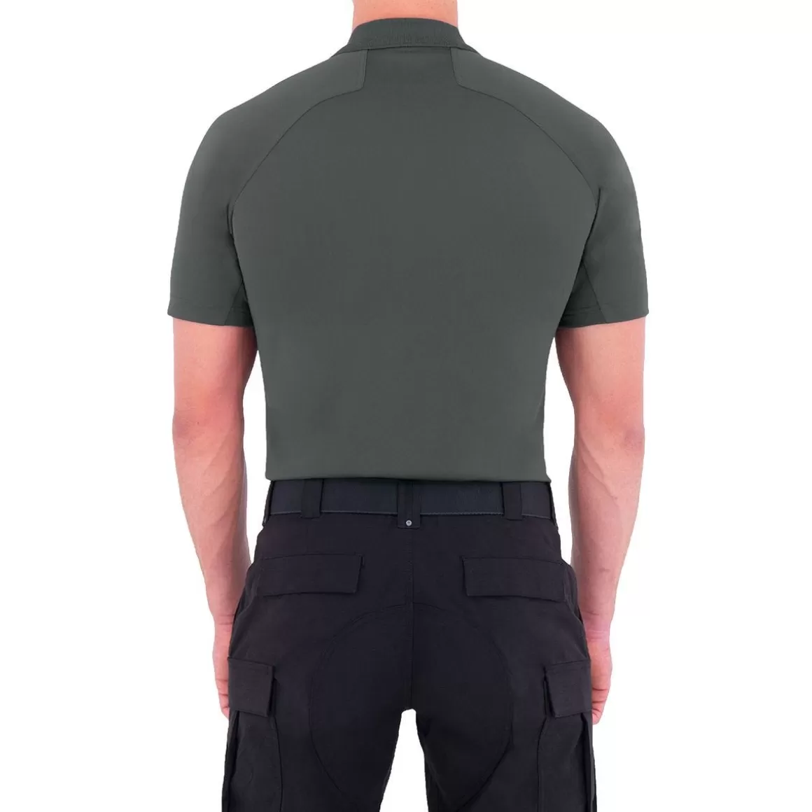 First Tactical T-Shirts & Vests> Men's Performance Short Sleeve Polo Asphalt
