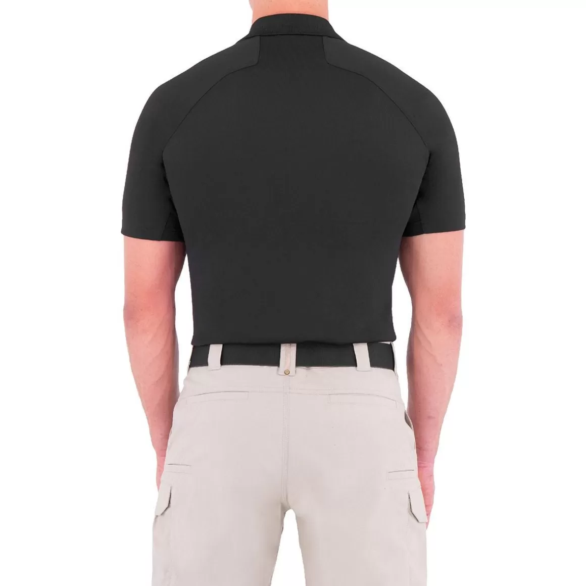 First Tactical T-Shirts & Vests> Men's Performance Short Sleeve Polo Black