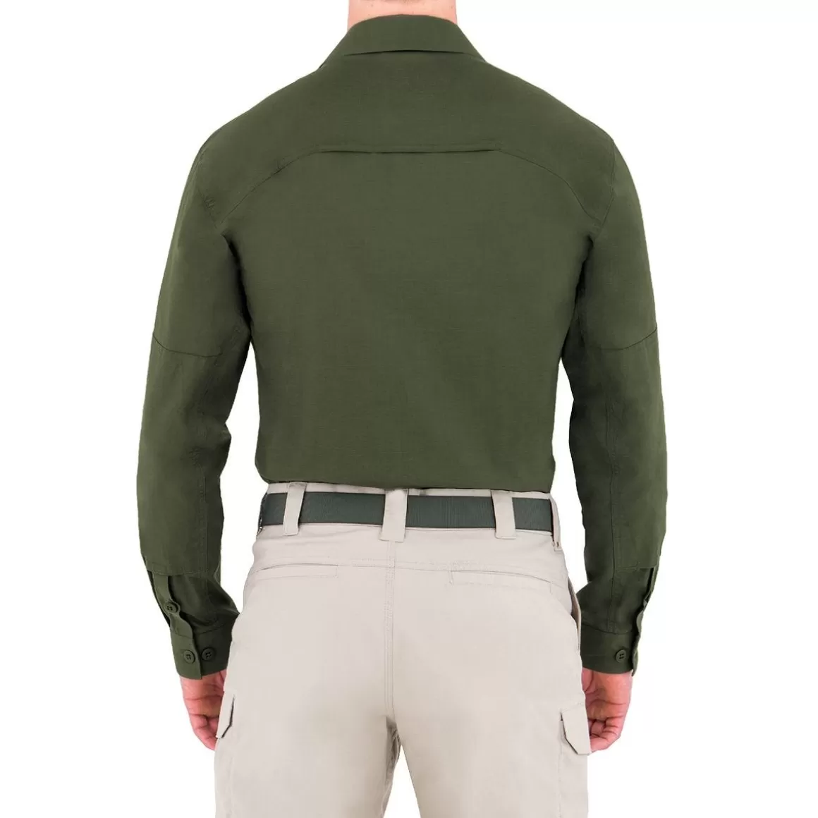 First Tactical Shirts> Men's Specialist Long Sleeve Bdu Shirt Od Green
