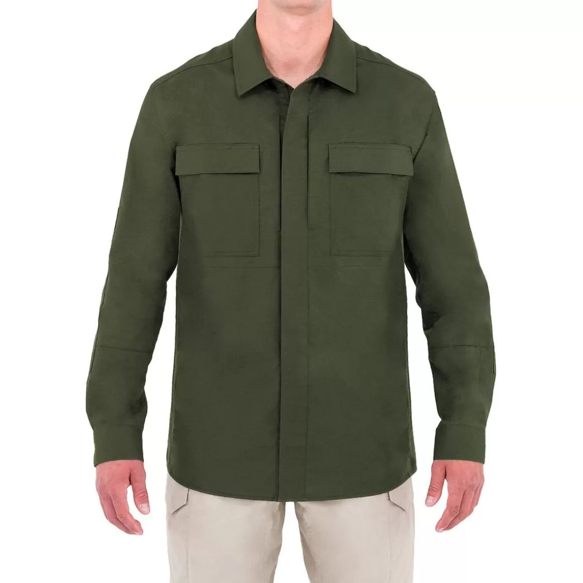 First Tactical Shirts> Men's Specialist Long Sleeve Bdu Shirt Od Green