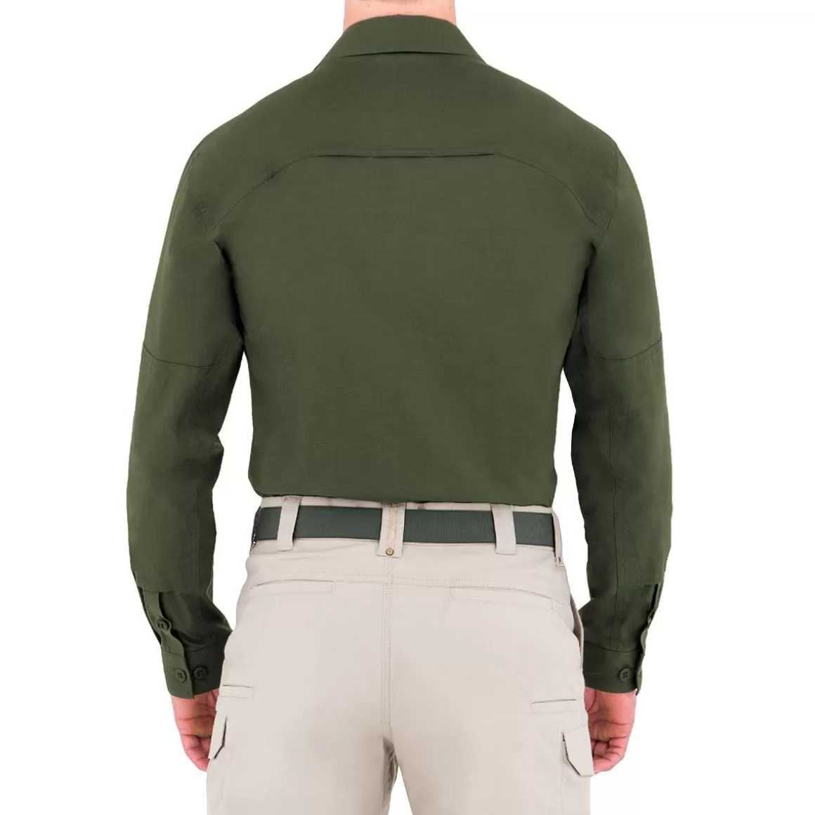 First Tactical Shirts> Men's Tactix Long Sleeve Bdu Shirt Od Green