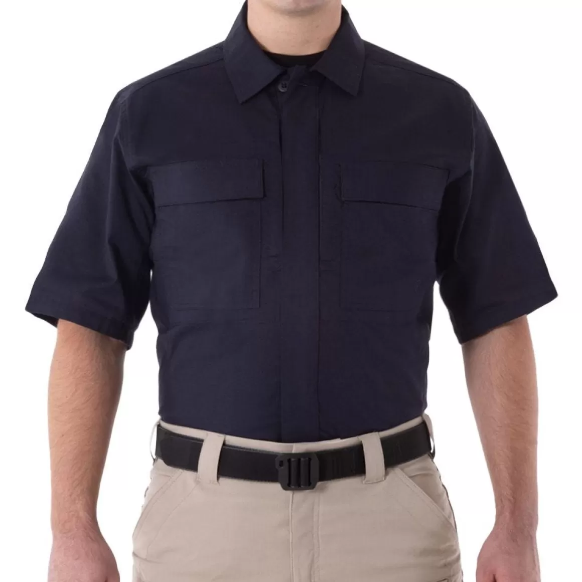 Flyye Industries Shirts>First Tactical Men's V2 Short Sleeve Bdu Shirt Midnight Navy