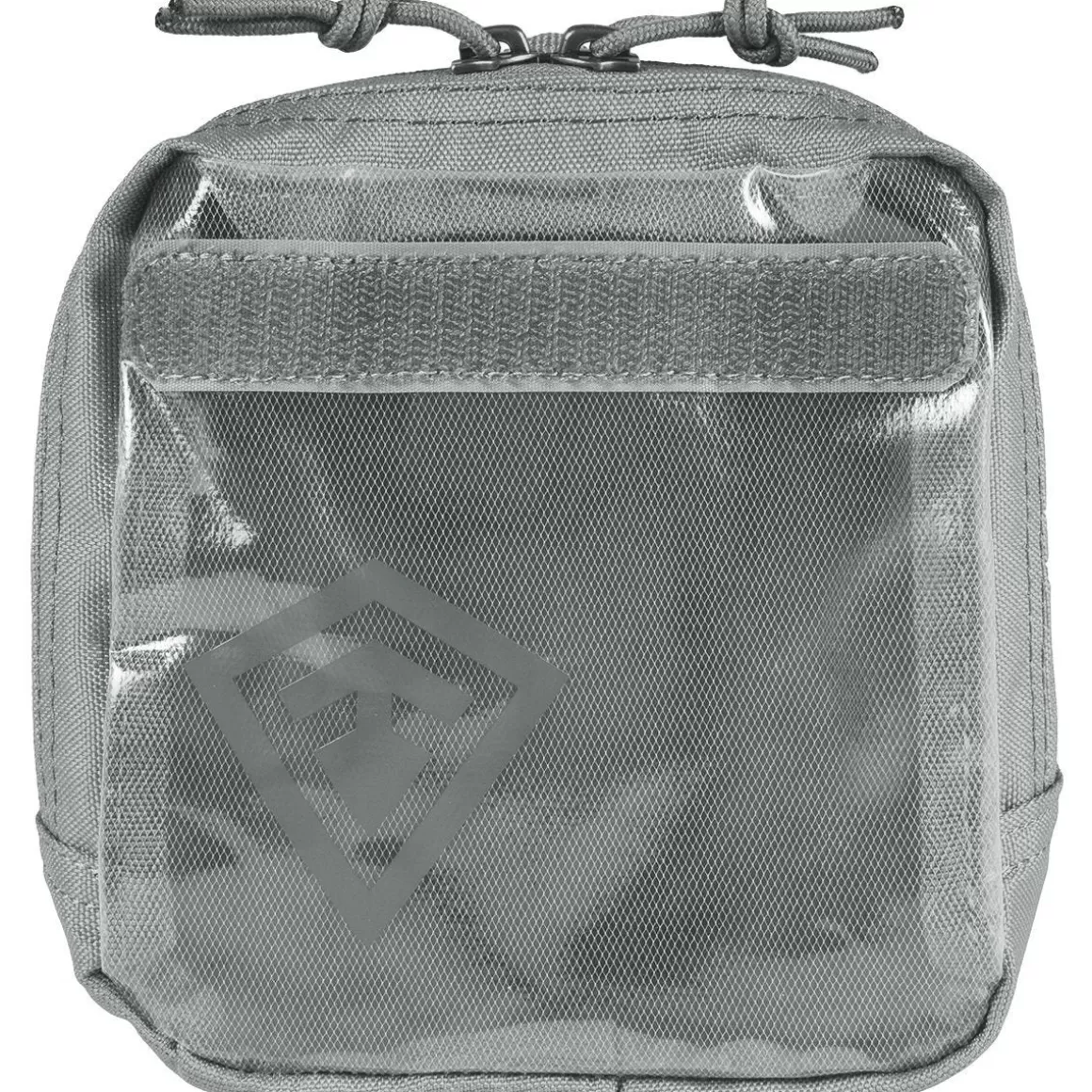 First Tactical Utility Pouches> Tactix 6X6 Hook-And-Loop Pouch Asphalt