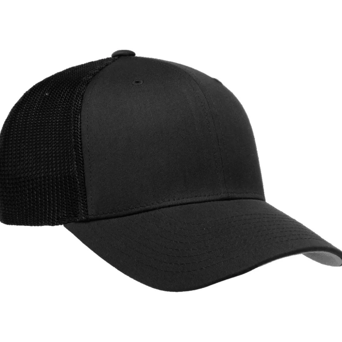 Flyye Industries Headwear>Flexfit Mesh Trucker Cap Black