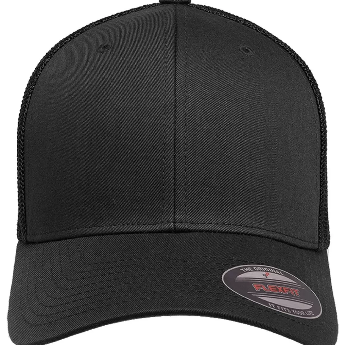 Flyye Industries Headwear>Flexfit Mesh Trucker Cap Black