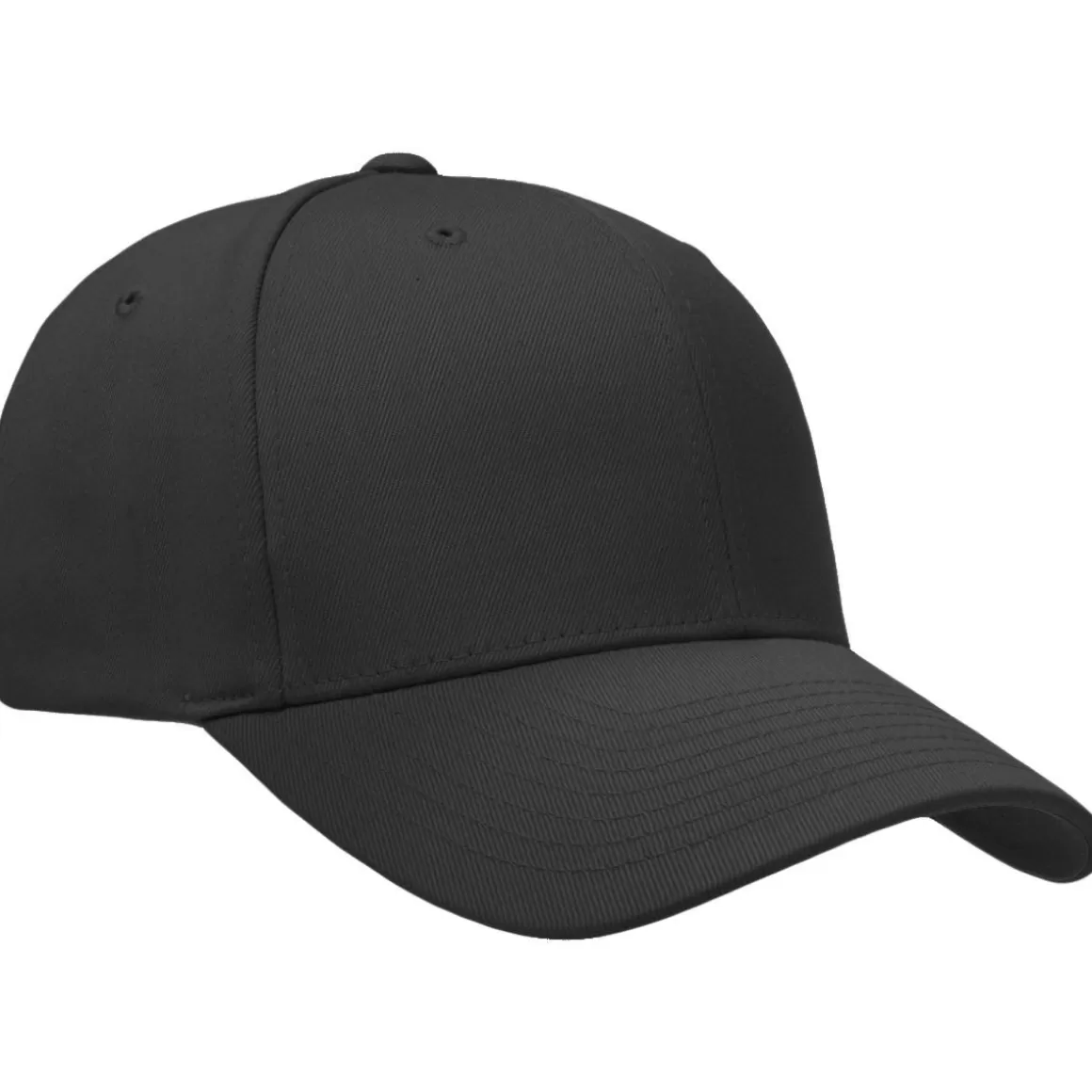 Wiley X Headwear>Flexfit Wooly Combed Cap Black/Black