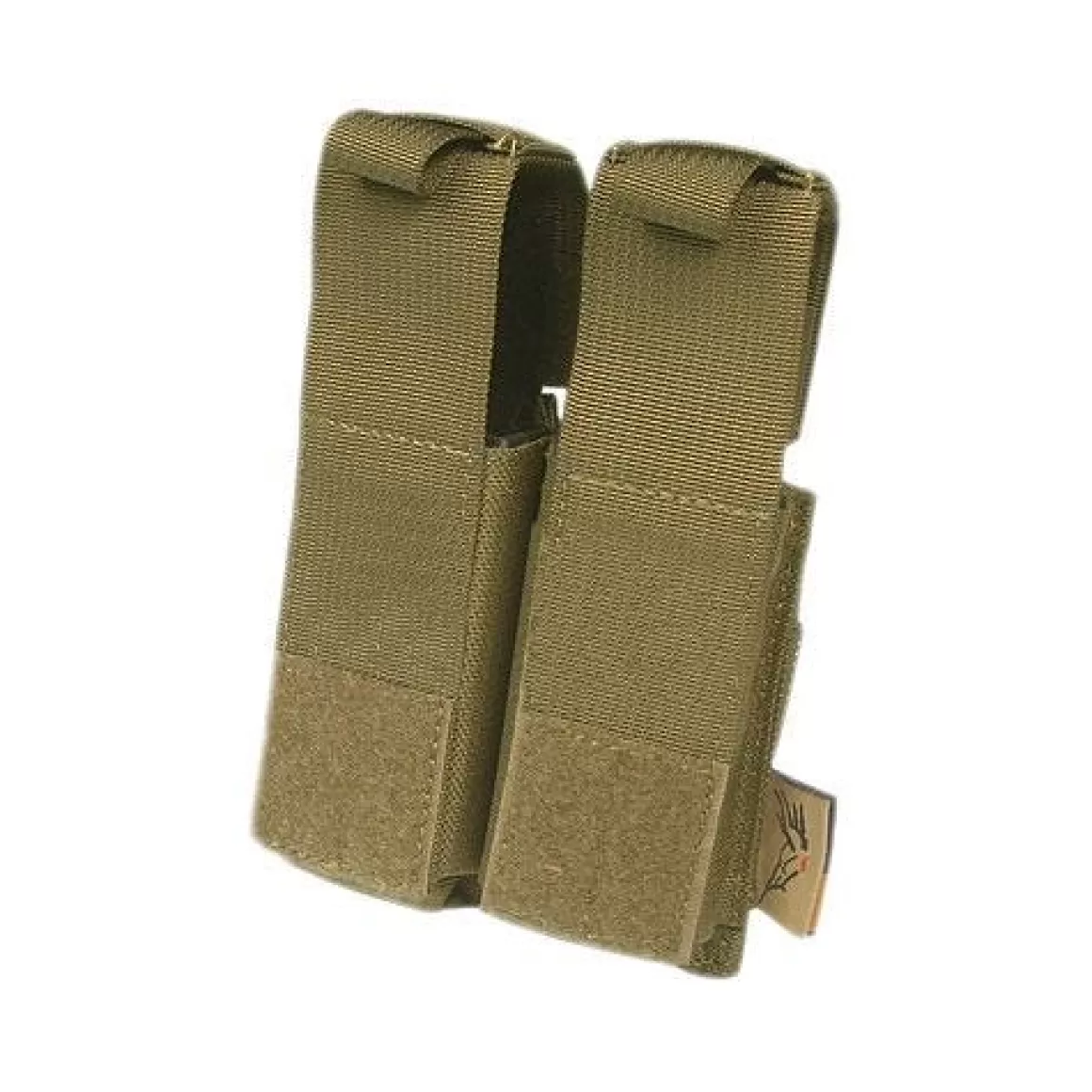 Flyye Industries Magazine Pouches>Flyye Double .45 Pistol Magazine Pouch Molle Coyote Brown