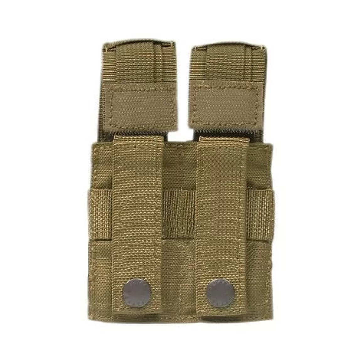 Flyye Industries Magazine Pouches>Flyye Double .45 Pistol Magazine Pouch Molle Coyote Brown