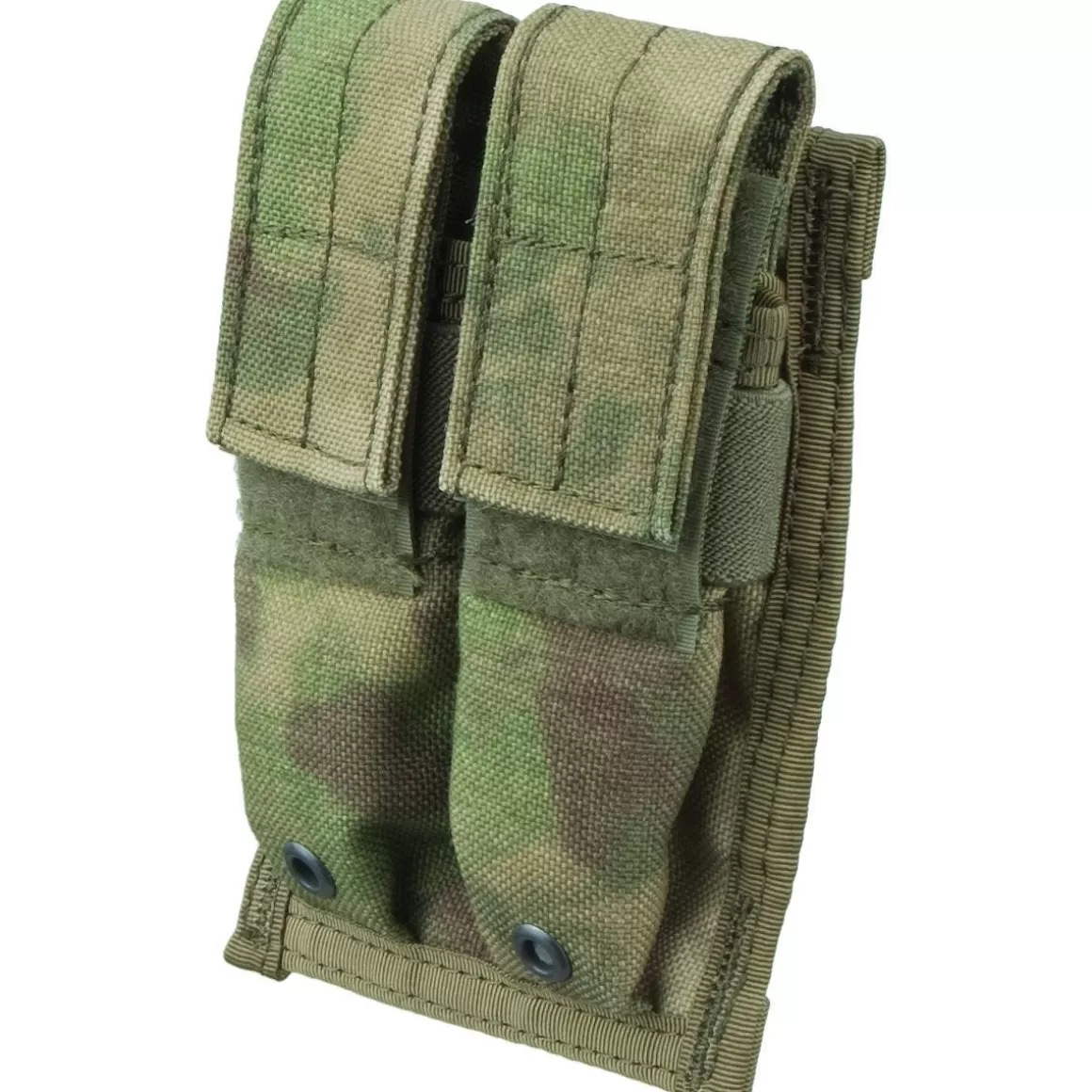 Flyye Industries Magazine Pouches>Flyye Double 9Mm Magazine Pouch Molle A-Tacs Fg