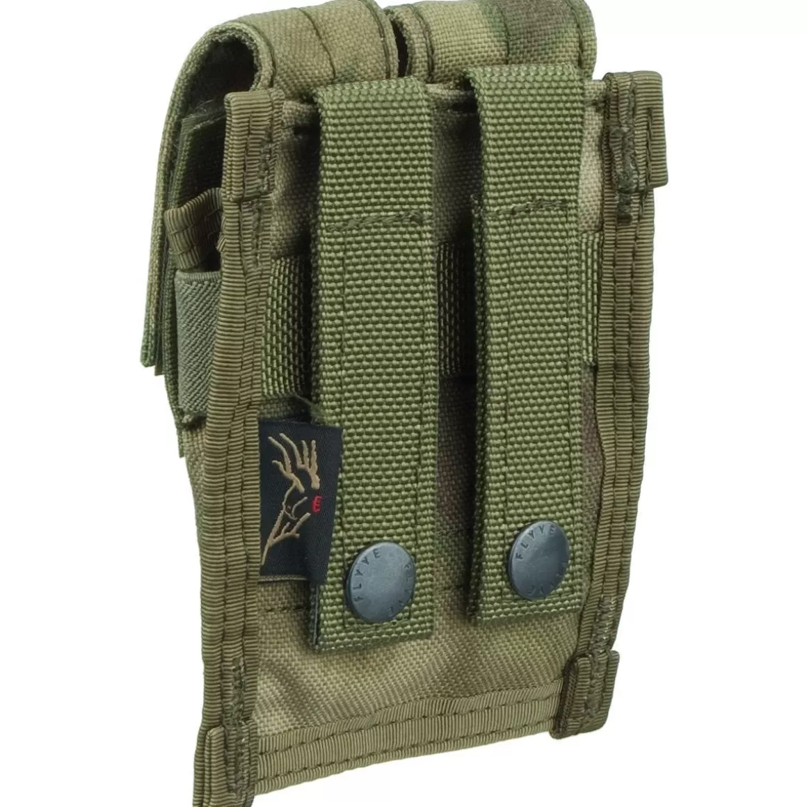 Flyye Industries Magazine Pouches>Flyye Double 9Mm Magazine Pouch Molle A-Tacs Fg