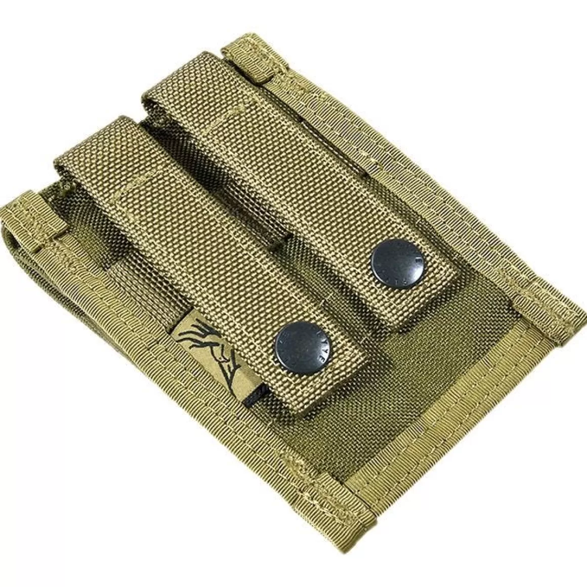 Flyye Industries Magazine Pouches>Flyye Double 9Mm Magazine Pouch Molle Khaki