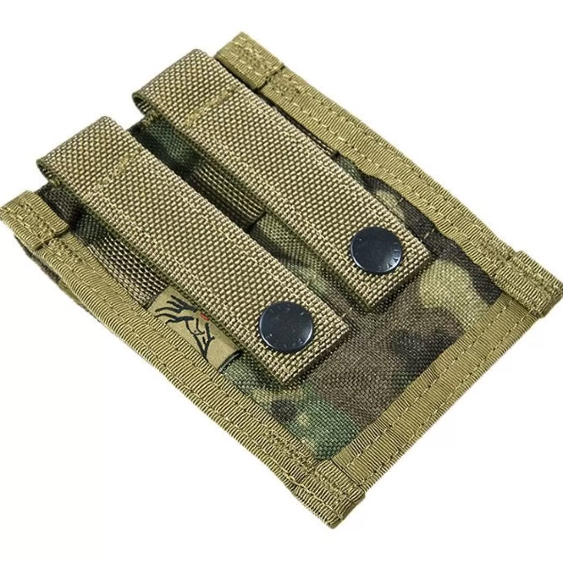 Flyye Industries Magazine Pouches>Flyye Double 9Mm Magazine Pouch Molle Multicam