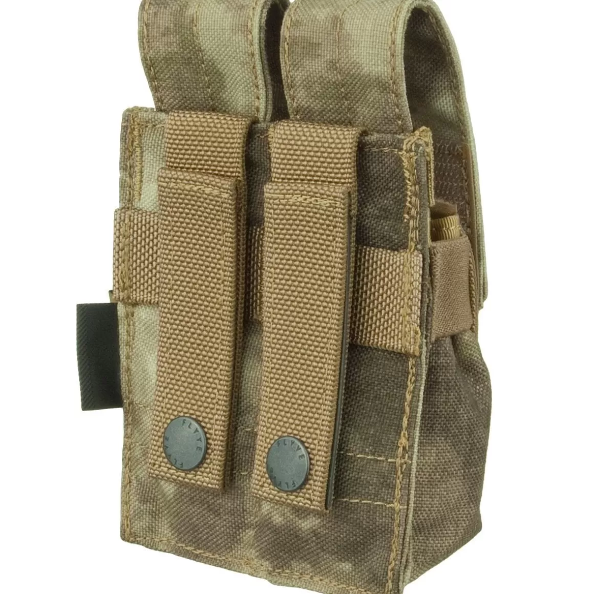 Flyye Industries Magazine Pouches>Flyye Double 9Mm Magazine Pouch Ver. Fe Molle A-Tacs Au
