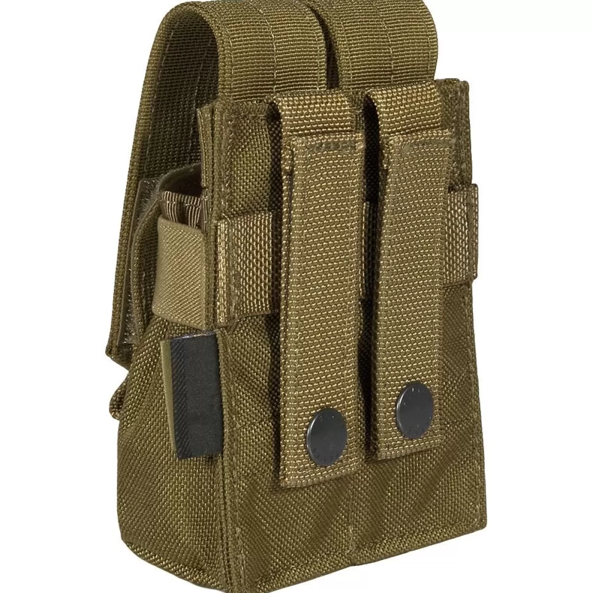 Flyye Industries Magazine Pouches>Flyye Double 9Mm Magazine Pouch Ver. Fe Molle Coyote Brown