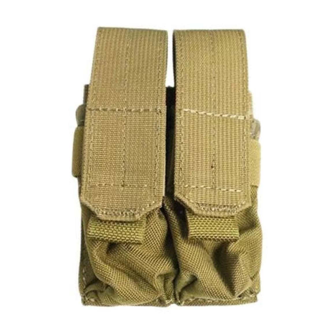 Flyye Industries Magazine Pouches>Flyye Double 9Mm Magazine Pouch Ver. Fe Molle Khaki