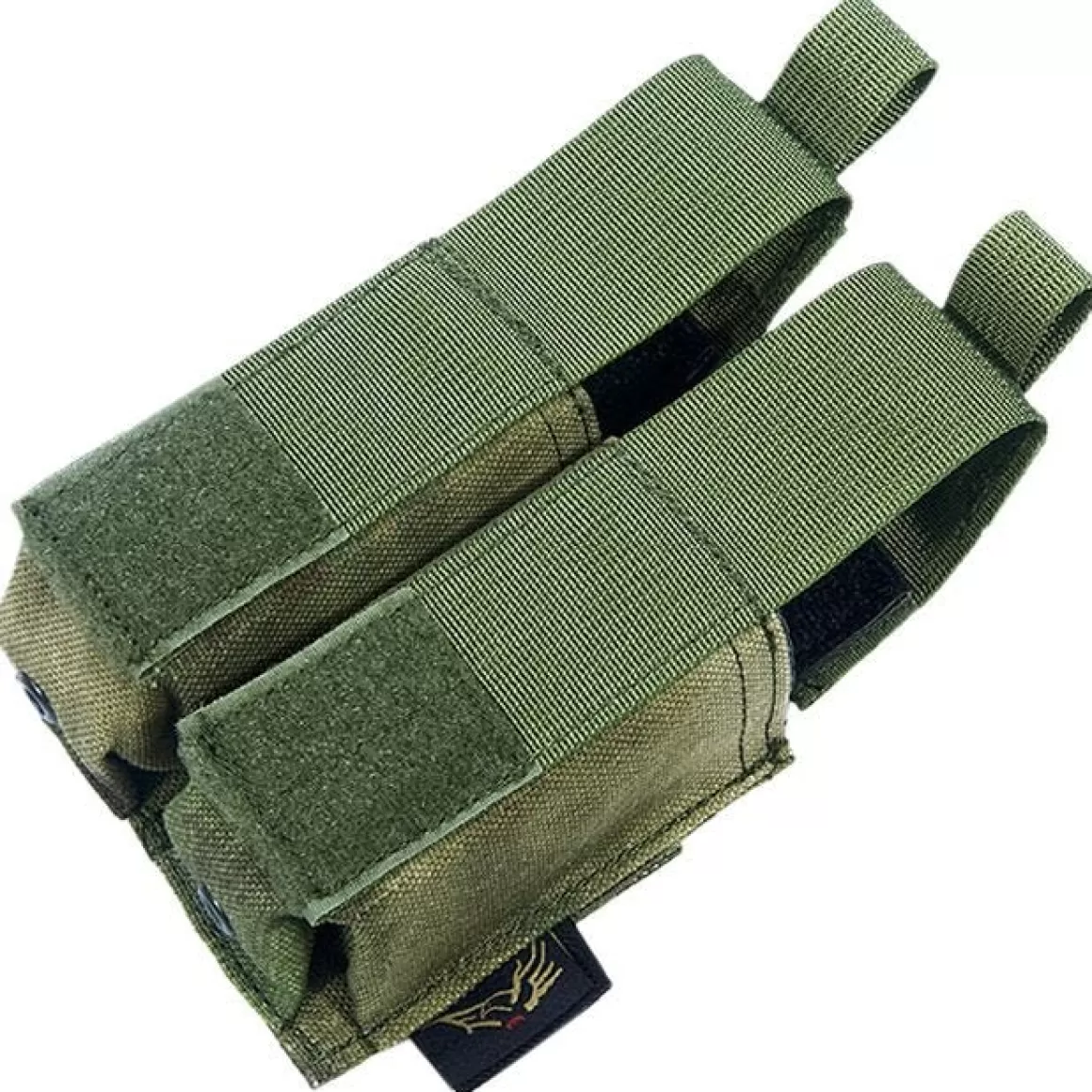 Flyye Industries Magazine Pouches>Flyye Double 9Mm Pistol Magazine Pouch Ver. Hp Molle A-Tacs Fg