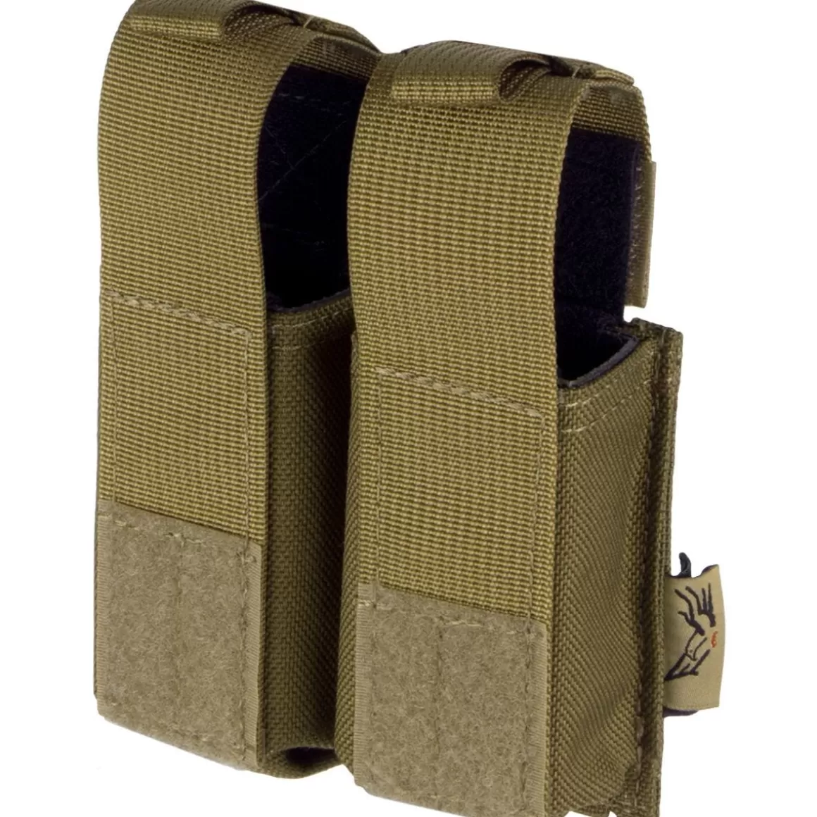 Flyye Industries Magazine Pouches>Flyye Double 9Mm Pistol Magazine Pouch Ver. Hp Molle Coyote Brown