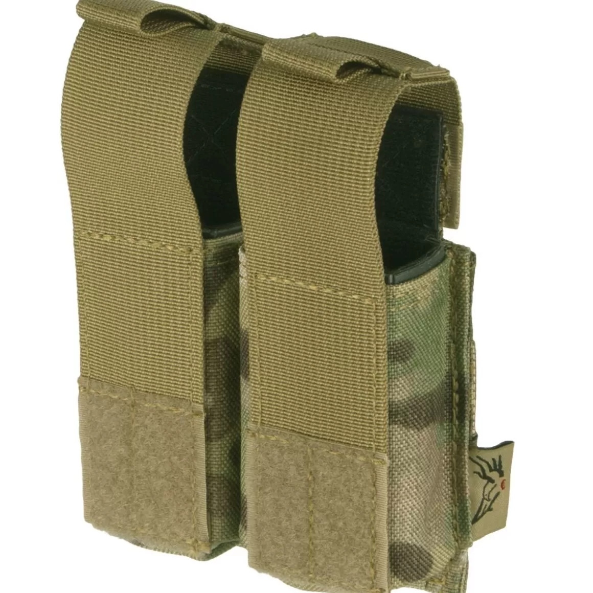 Flyye Industries Magazine Pouches>Flyye Double 9Mm Pistol Magazine Pouch Ver. Hp Molle Multicam