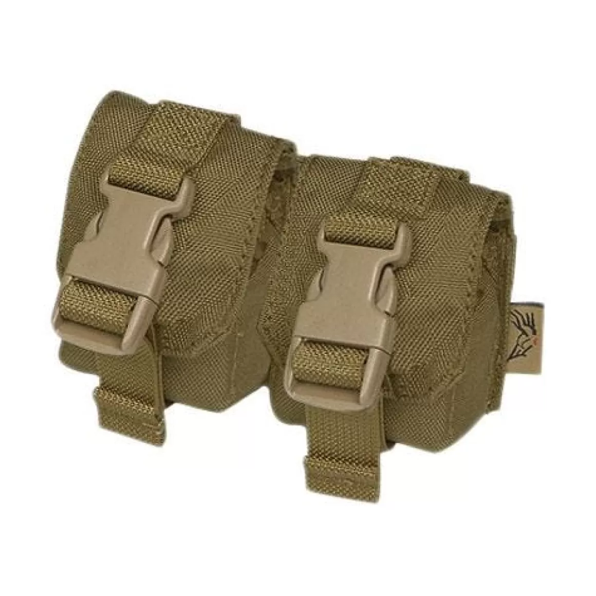 Flyye Industries Grenade Pouches>Flyye Double Fragmentation Grenade Pouch Coyote Brown