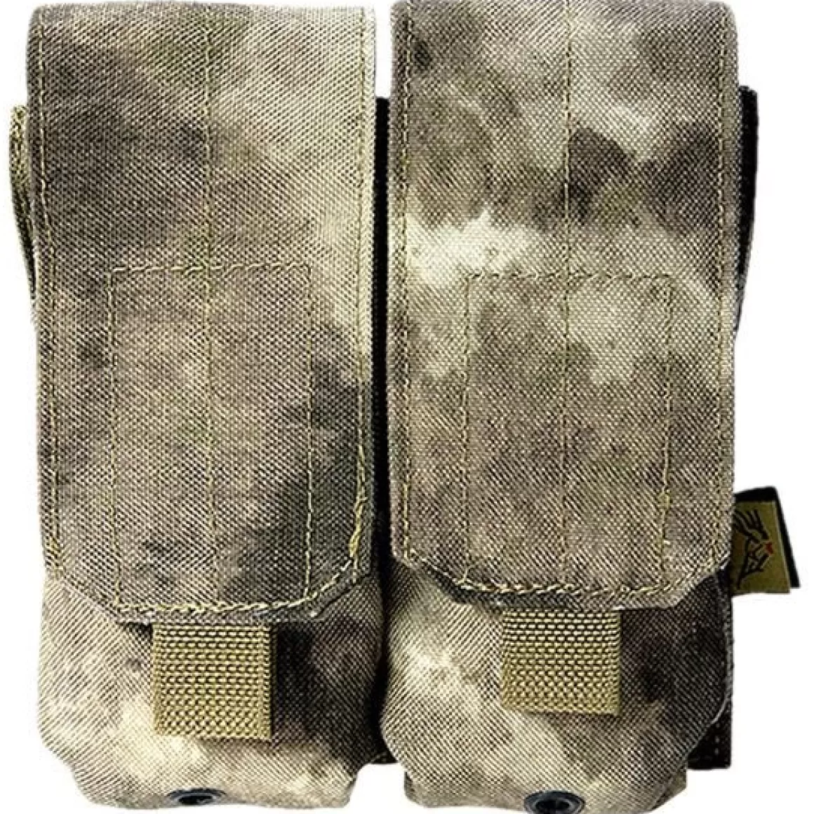 Flyye Industries Magazine Pouches>Flyye Double M4/M16 Magazine Pouch Molle A-Tacs Au