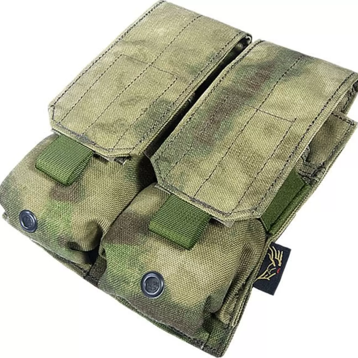 First Tactical Magazine Pouches>Flyye Double M4/M16 Magazine Pouch Molle A-Tacs Fg