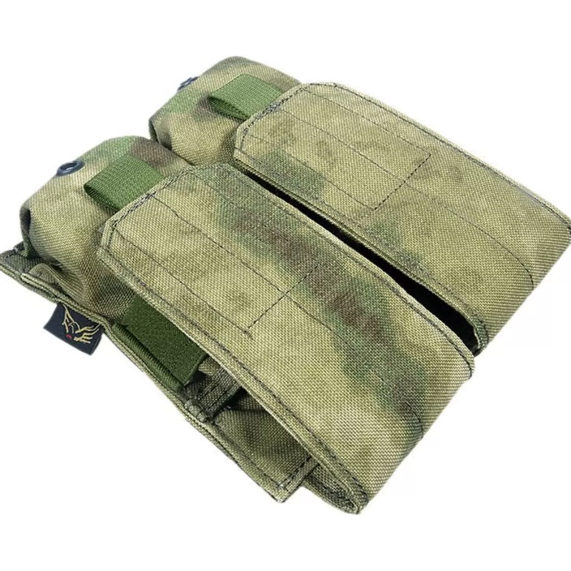 First Tactical Magazine Pouches>Flyye Double M4/M16 Magazine Pouch Molle A-Tacs Fg