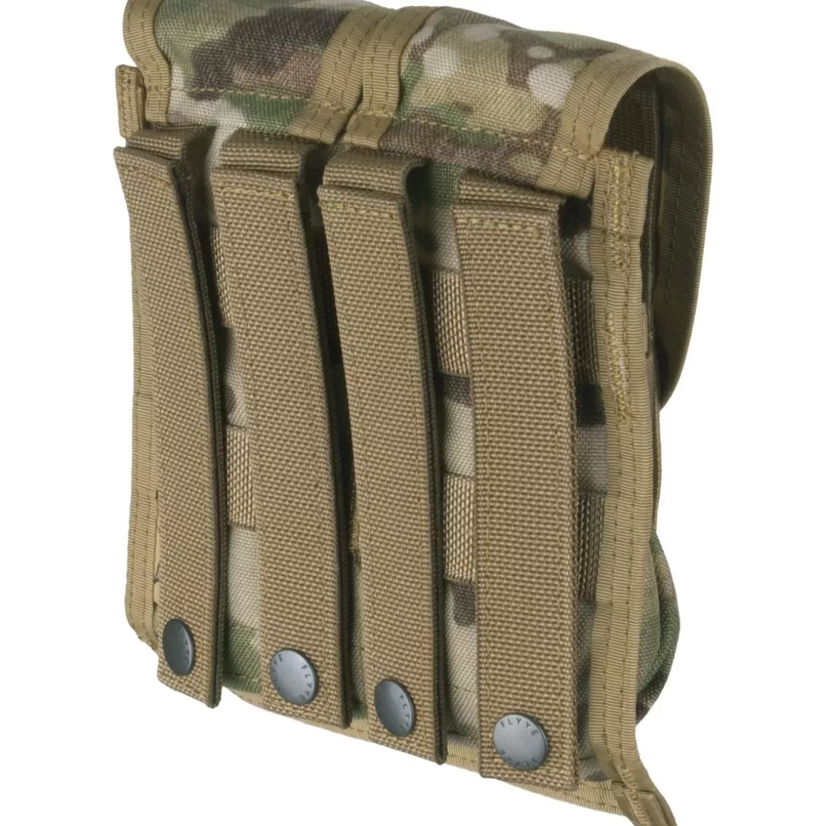 Flyye Industries Magazine Pouches>Flyye Double M4/M16 Magazine Pouch Ver. Fe Molle Multicam