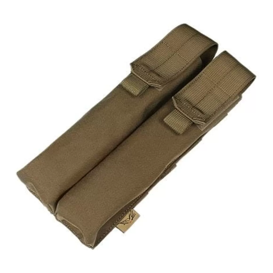 Flyye Industries Magazine Pouches>Flyye Double P90/Ump Magazine Pouch Molle Coyote Brown