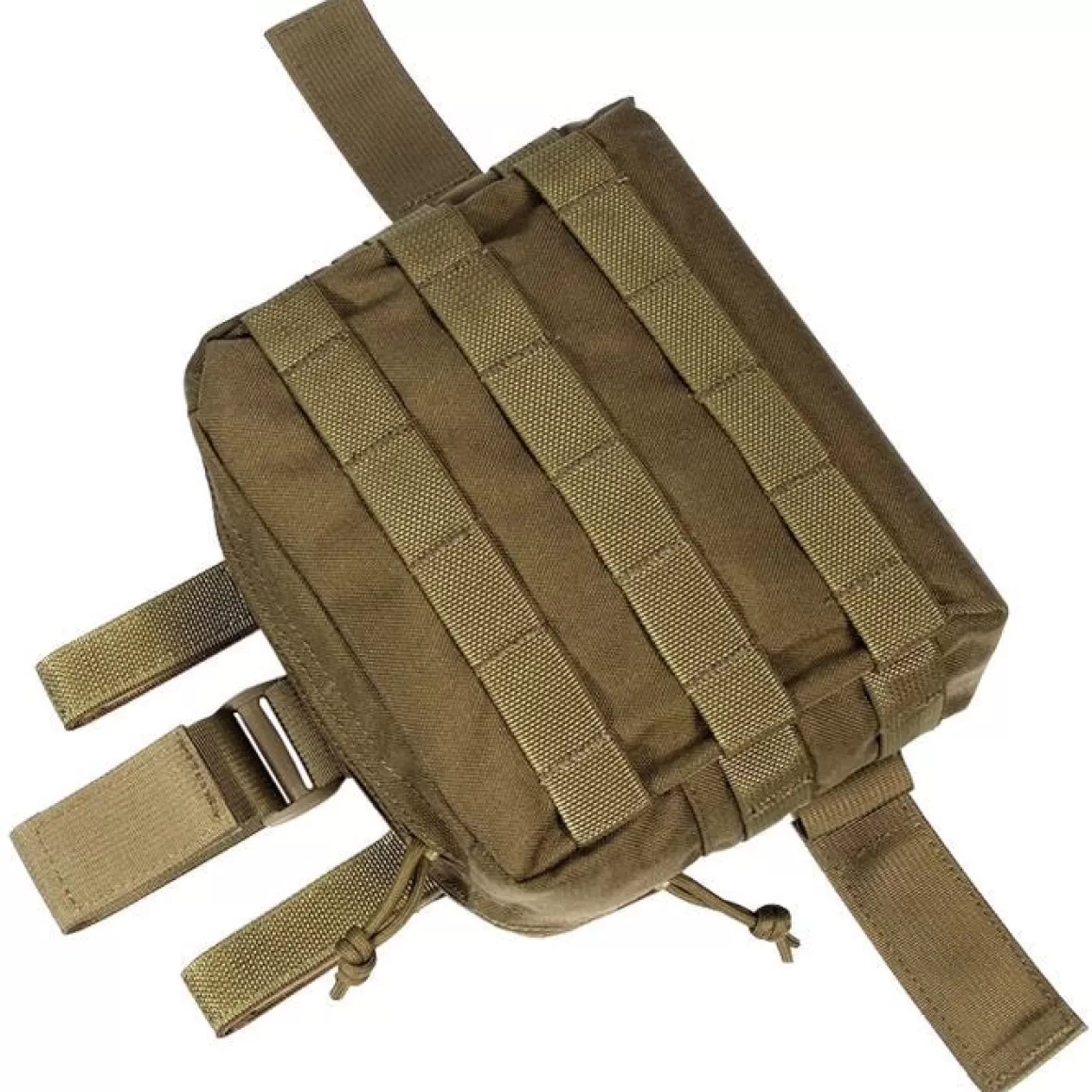 Flyye Industries Leg Pouches>Flyye Drop Leg Accessories Pouch Molle Coyote Brown