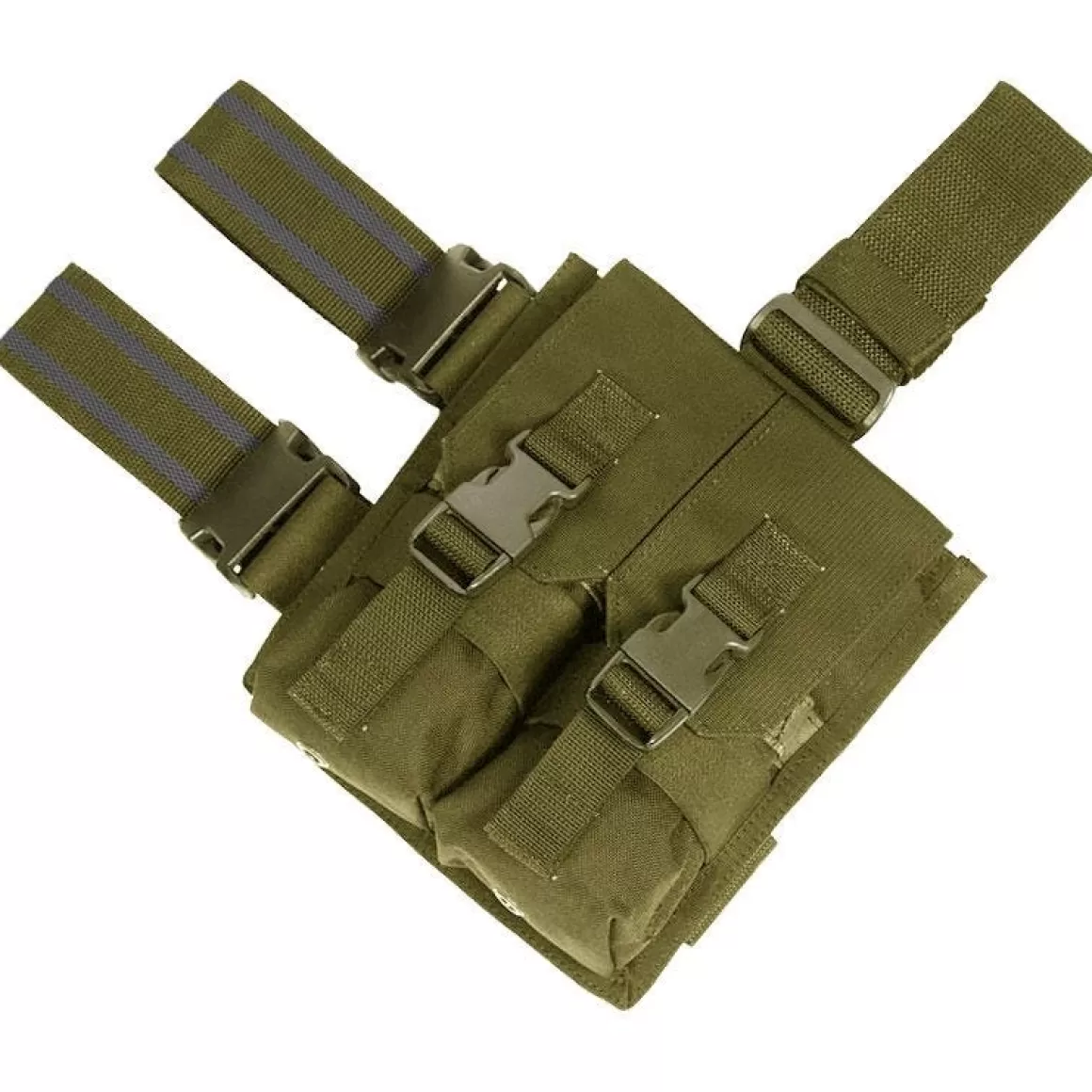 Flyye Industries Leg Pouches>Flyye Drop Leg Double M4/M16 Magazine Pouch Coyote Brown