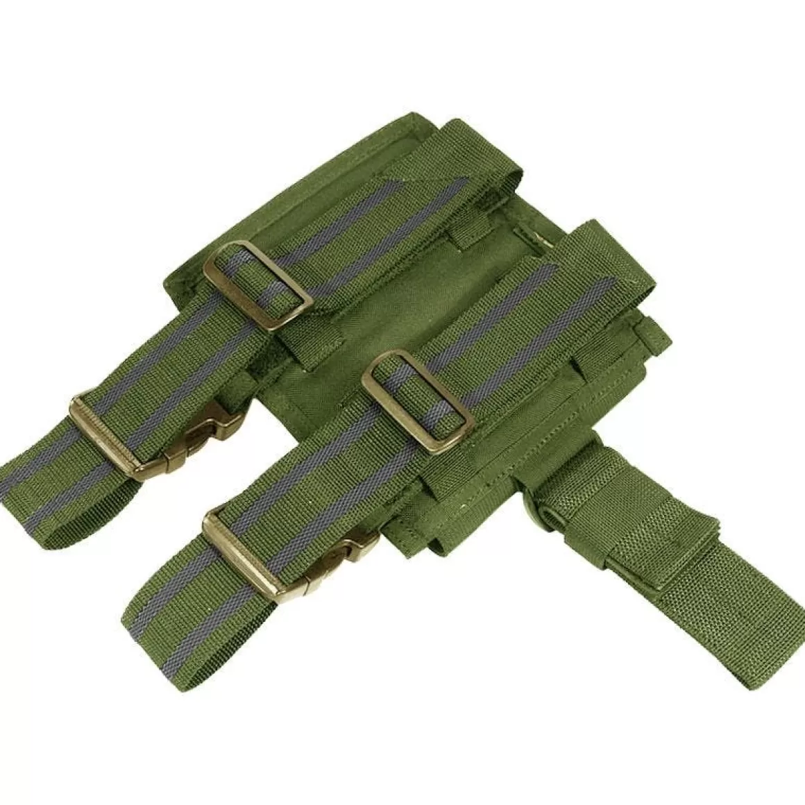 Flyye Industries Leg Pouches>Flyye Drop Leg Double M4/M16 Magazine Pouch Olive Drab