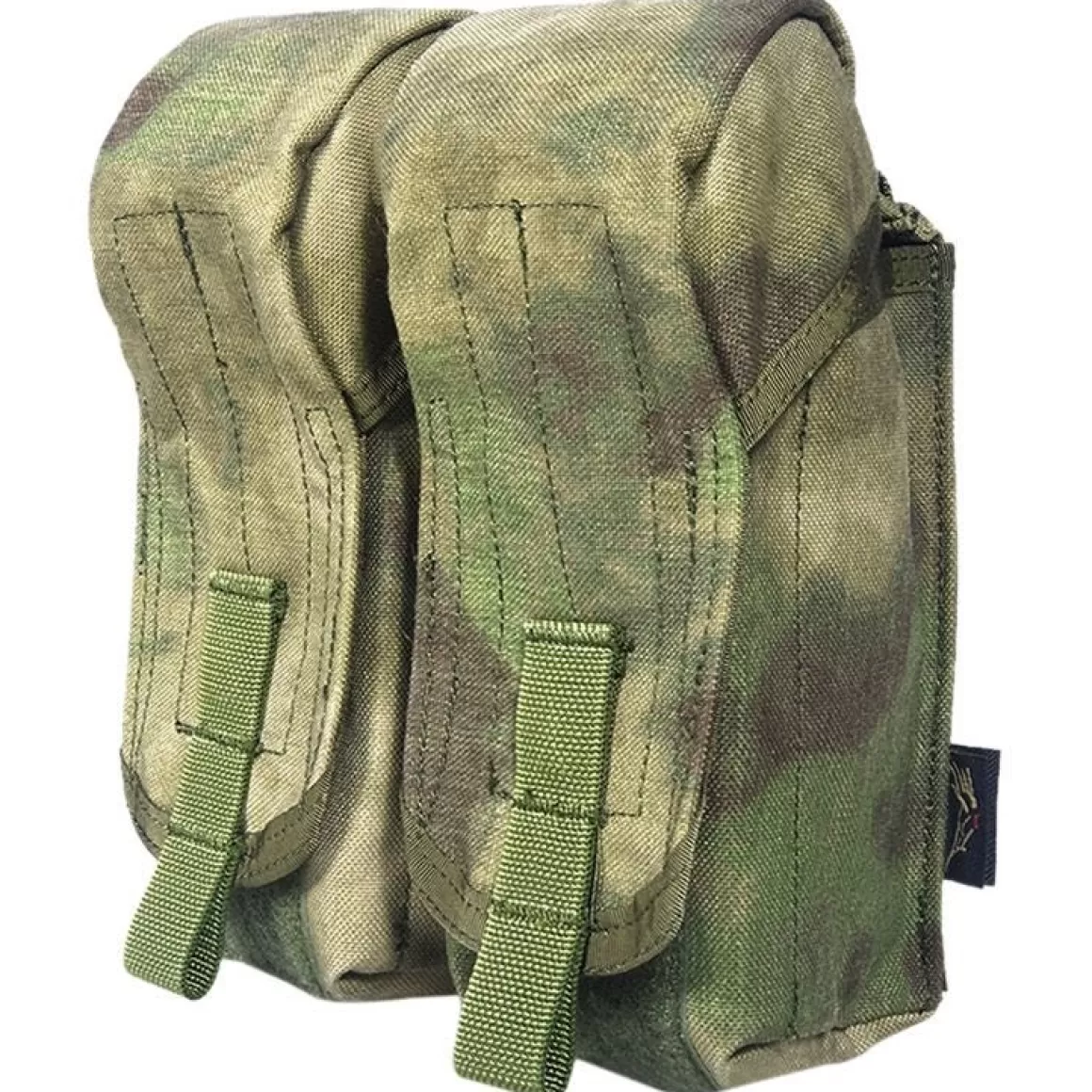 Flyye Industries Magazine Pouches>Flyye Dual Ak Magazine Pouch Molle A-Tacs Fg